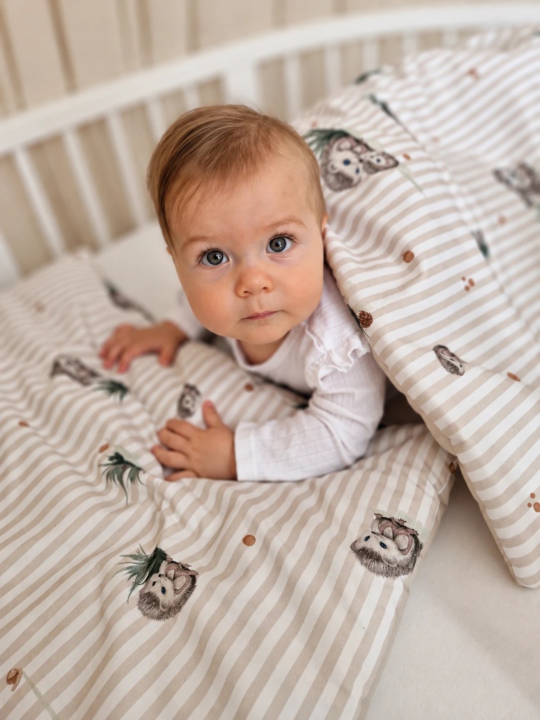 Children's Duvet and Pillow Set – Hedgehogs Children's Duvet and Pillow Set – Hedgehogs