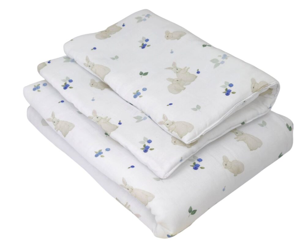Children's Duvet and Pillow Set – Forest Bunnies Children's Duvet and Pillow Set – Forest Bunnies