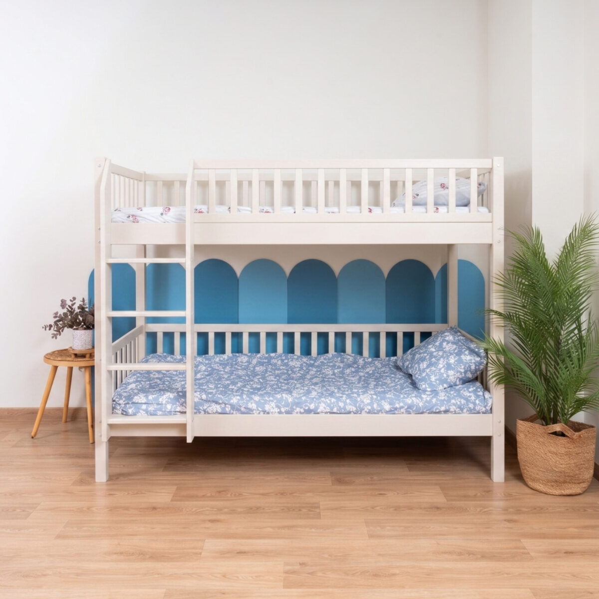 KOSMO Bunk Bed – cashmere (3) KOSMO Bunk Bed in pine wood, cashmere