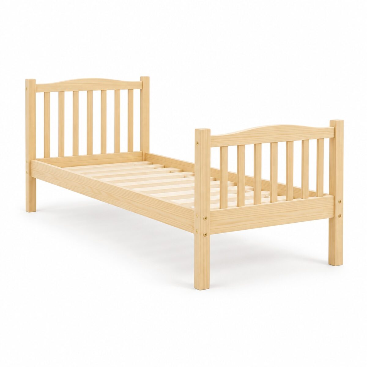 MALVA Children’s Bed in pine wood, natural pine, packshot