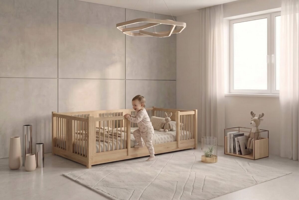 MILO Montessori Bed – everyday life Montessori Kinderbett MILO – im Alltag