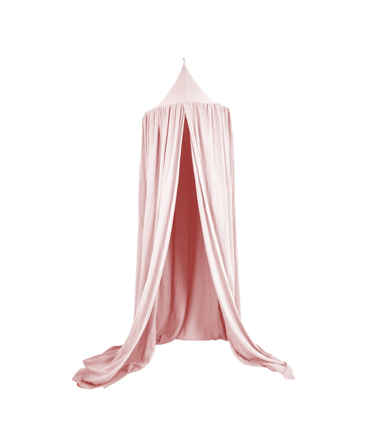 Muslin Canopy – Ceiling Mounted – Powder Pink Muslin Canopy – Ceiling Mounted – Powder Pink
