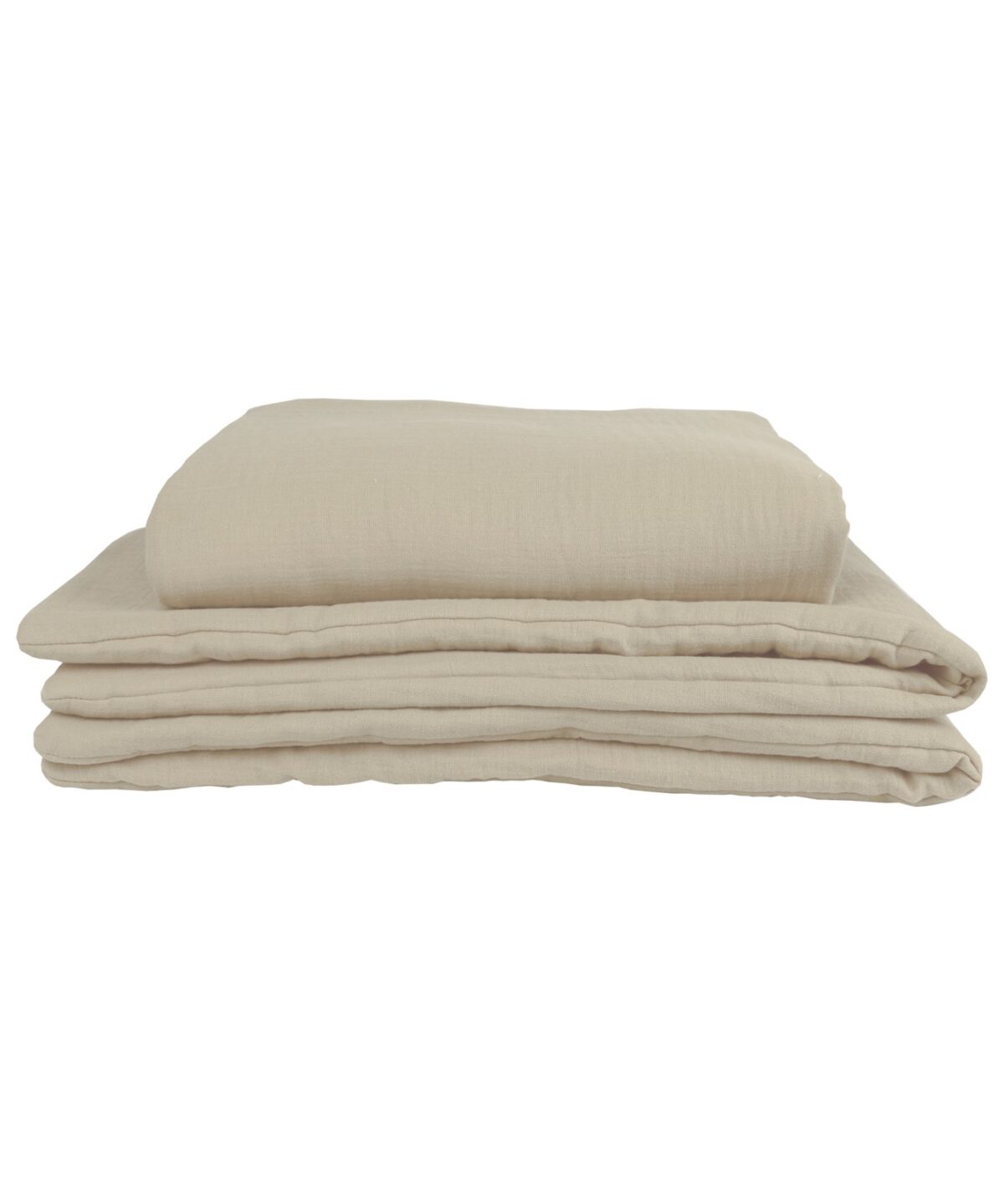 Muslin Duvet and Pillow Set – Beige