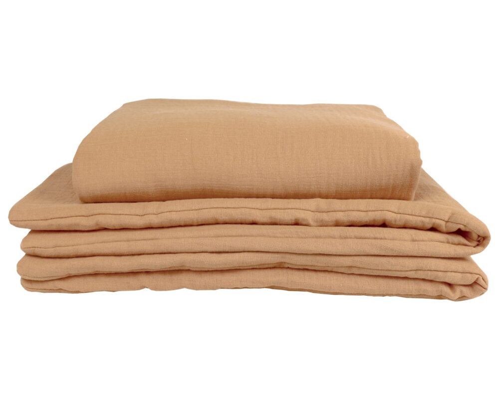 Muslin Duvet and Pillow Set – Cappuccino Muslin Duvet and Pillow Set – Cappuccino