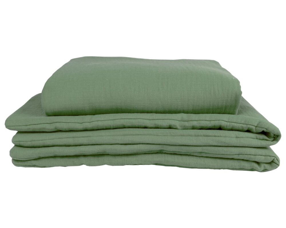 Muslin Duvet and Pillow Set – Khaki