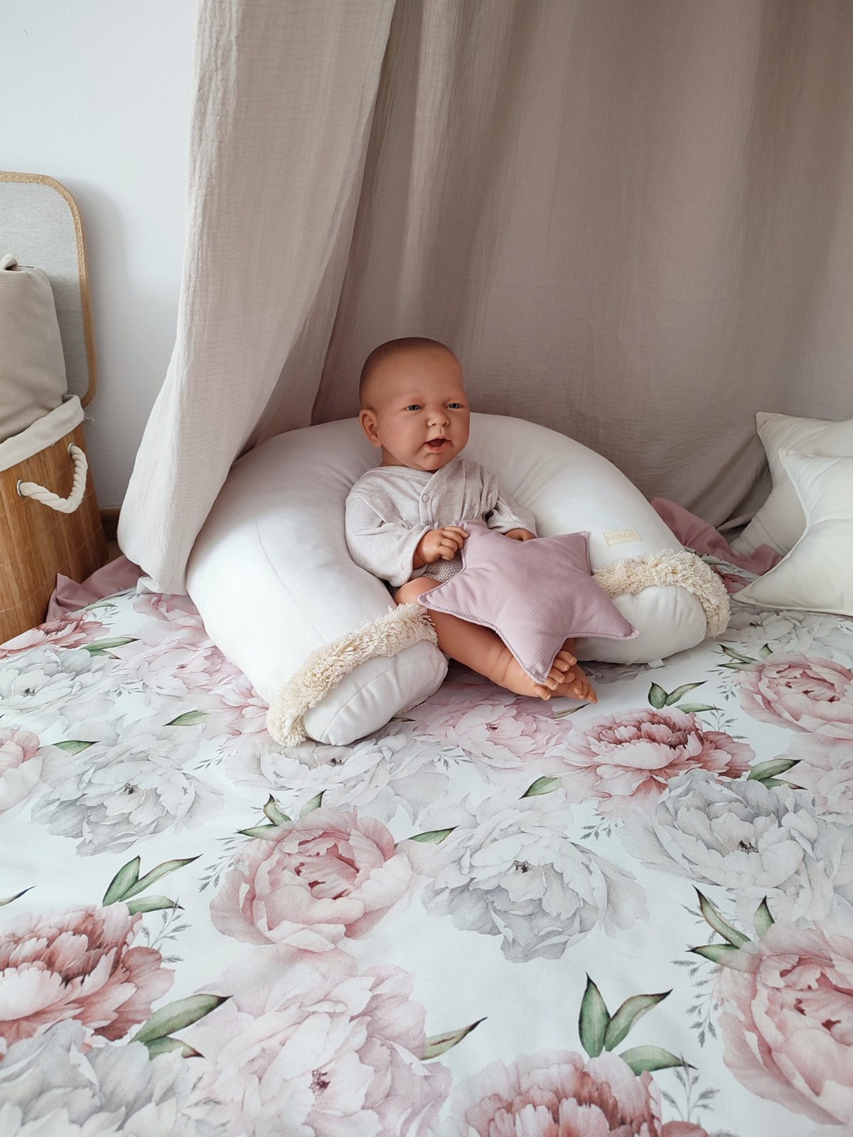 Boho Rainbow Nursing Pillow
